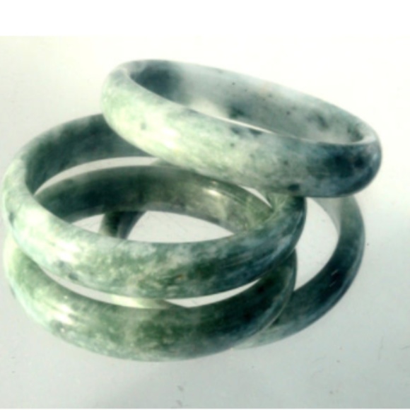 Other - Genuine Jade Jadeite Petite Bangle Bracelet Small